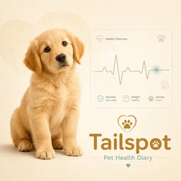 Tailspot: Pet Health Diary app icon