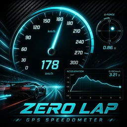 Zero Lap: GPS Speedometer OBD2 app icon